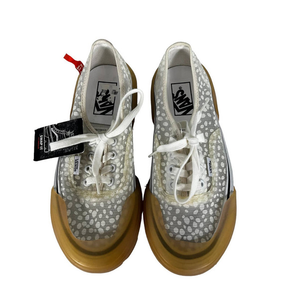 VANS AUTHENTIC DX MODULAR "SWAP IT" WHITE DOT MESH SKATE SHOES SIZE 7.5 NWOT - Picture 1 of 15